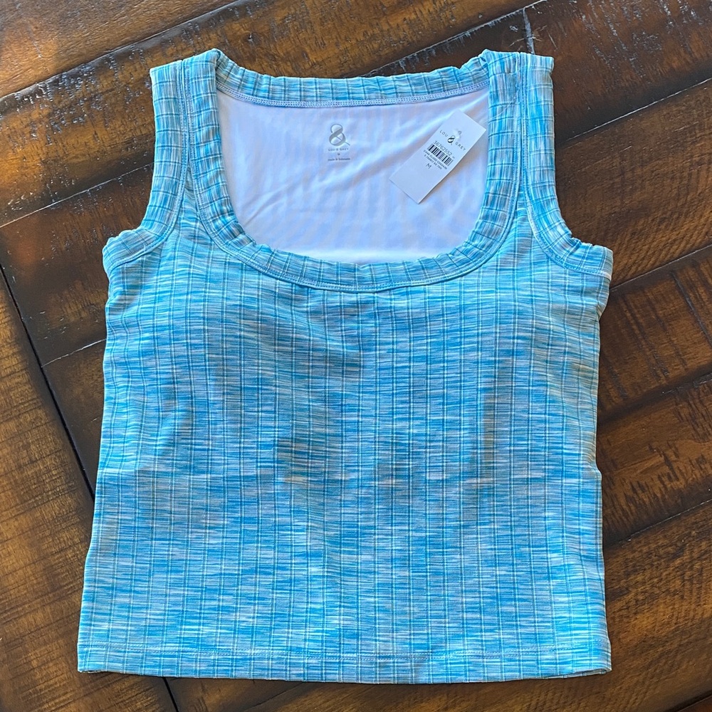 Lou & Grey Medium Spacedye Ribbed Bra Tank